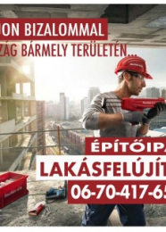 Új tetőszerkezetek építése, meglévő átépítése, fafödém készítés, gipszkartonozás, térkövezés, kerítésépítés.