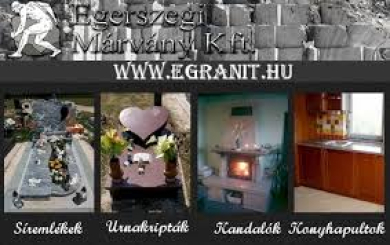 Síremlékek, konyhapultok, lépcsők, könyöklők, kandallók, gránit járólapok készítése.